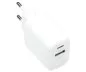 Preview: USB C+A charger/power supply 20W, PD, white Power Delivery, white